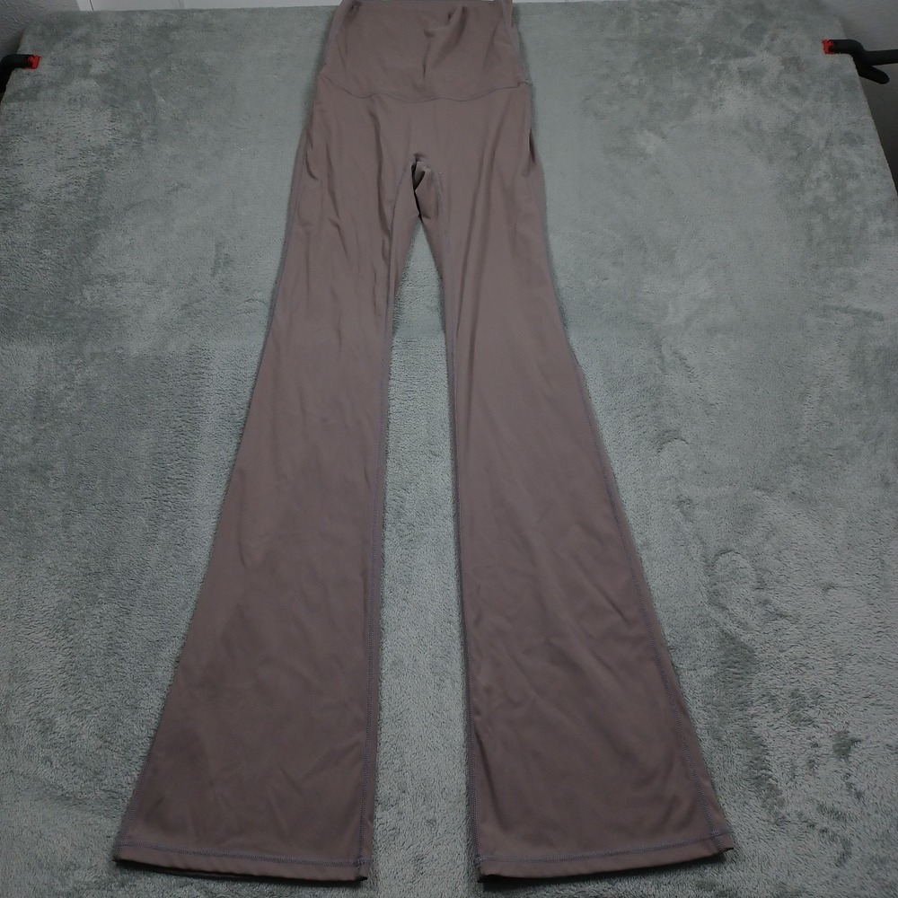 Gold Hinge Pants Womens Small Pink Fold Over Flared‎ Pull On Activewear Preppy
